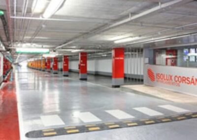 Replacement of car park chain lighting system